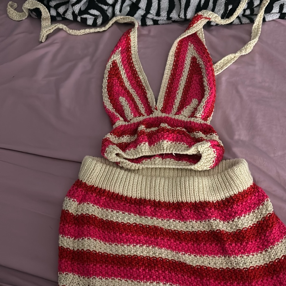 two piece set crochet